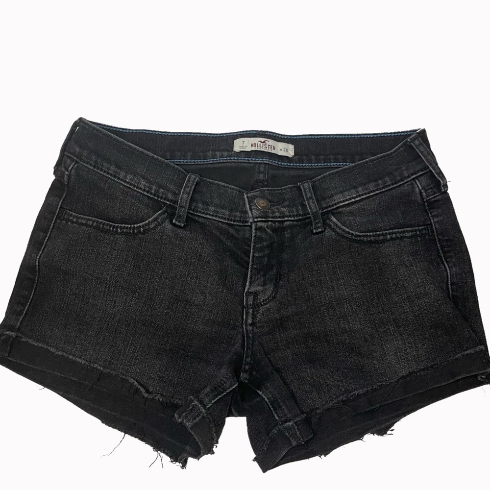 Black Hollister Shorts. Size 7 W28.